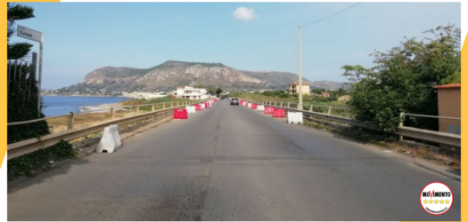 Sotto osservazione il ponte tra Aspra e Ficarazzi sulla provinciale 74.